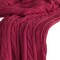 Edge Collections - 50" x 50" - Red - Cozy Knitted Throw Blanket for Stylish Warmth - 1 Piece